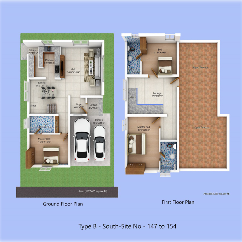 Type B - South-Site No - 147 to 154